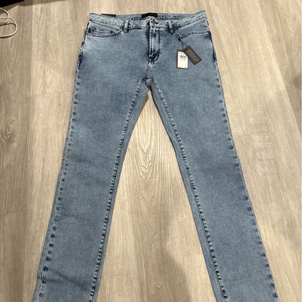 John Varvatos Light and Dark Blue Denim Jacket